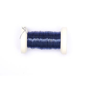 Kupferdraht met. blau 0,25 mm 1 Sp = 50 mtr