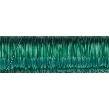 Kupferdraht met. grün 0,25 mm 1 Sp = 50 mtr