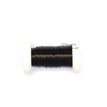 Kupferdraht met. schwarz 0,25 mm 1 Sp = 50 mtr
