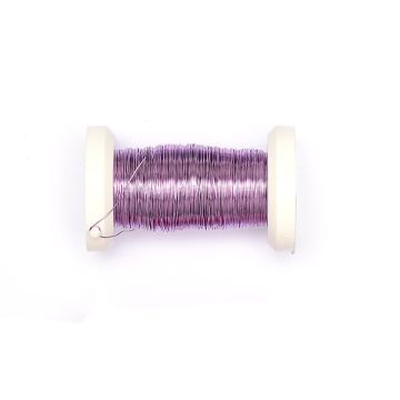 Kupferdraht Silberbasis met.orchidee 0,25 mm 1 Sp = 50 mtr