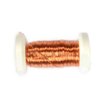 Kupferdraht met. kupfer 0,3 mm 1 Sp = 50 mtr