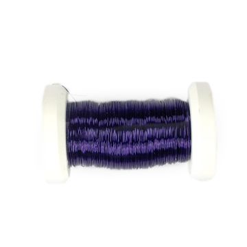 Kupferdraht met.lila 0,3 mm 1 Sp = 50 mtr
