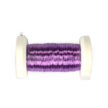 Kupferdraht Silberbasis met.orchidee 0,3 mm 1 Sp = 50 mtr