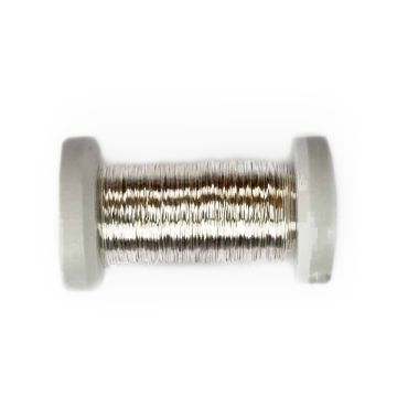 Kupferdraht Silberbasis met. silberfb. 0,3 mm