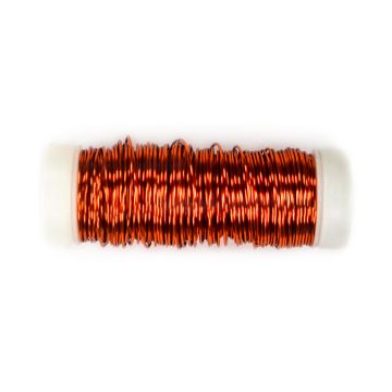 Kupferdraht met.orange 0,5 mm 1 Sp = 25M