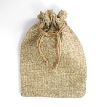 Leinensäckchen beige 13x18 cm