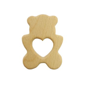 Holzbär natur 72x54 mm
