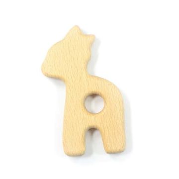 Holzgiraffe natur 80x46 mm