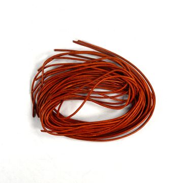 Lederband ocker 1,2 mm 1 mtr