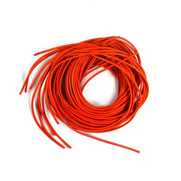 Lederband orange 1,2 mm 1 mtr