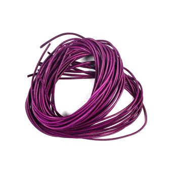 Lederband fuchsia 1,2 mm 1 mtr