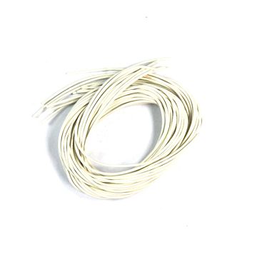 Lederband weiß 1,2 mm 1 mtr