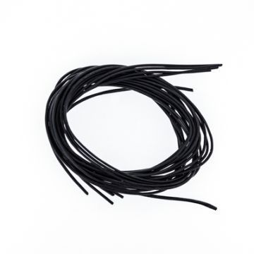Lederband schwarz 1,2 mm 1 mtr