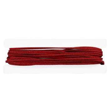 Veloursband rot 3 mm