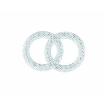 Streuteile Eheringe silberfb. 22x15 mm
