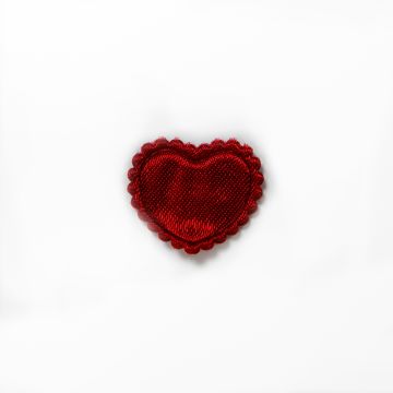 Streuteile Herz rot 20 mm