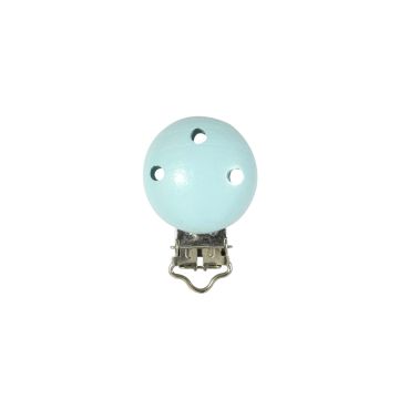 Babyartikel Holzclips hellblau 28 mm Holzclips