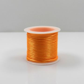 Polyesterkordel orange 2 mm 1 Spule = 5 mtr