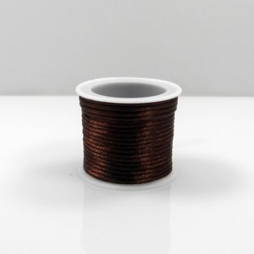 Polyesterkordel dunkelbraun 2 mm 1 Spule = 5 mtr
