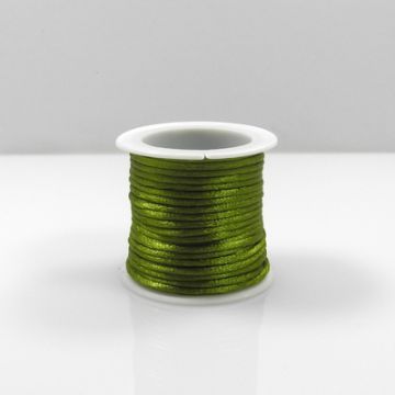 Polyesterkordel oliv 2 mm 1 Spule = 5 mtr