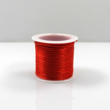 Polyesterkordel hellrot 2 mm 1 Spule = 5 mtr