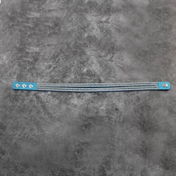 Armband in Strassoptik hellblau kristall ca. 40 cm