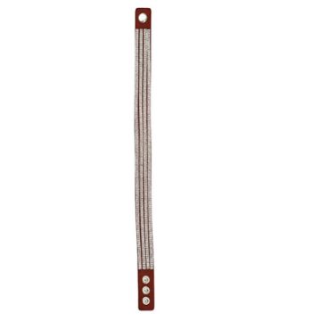 Armband in Strassoptik rot kristall ca. 40 cm
