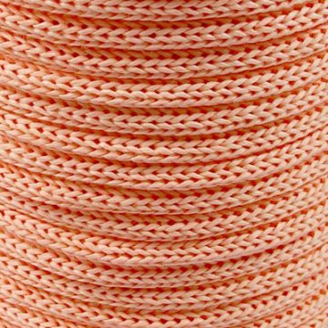 Makramee Garn Kordel aus Papier, recycelt, hellrosa 4 mm 30 m Kordel aus Papier, recycelt,