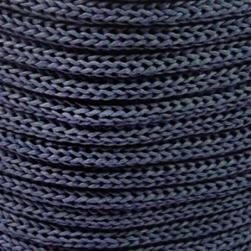 Makramee Garn Kordel aus Papier, recycelt, hellblau 4 mm