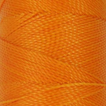 Mikro Makramee gewachstes Polyestergarn orange 1 mm Spule ca. = 180 m