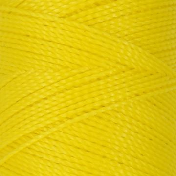 Mikro Makramee gewachstes Polyestergarn gelb 1 mm Spule ca. = 180 m