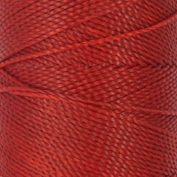 Mikro Makramee gewachstes Polyestergarn rot 1 mm Spule ca. = 180 m
