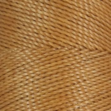 Mikro Makramee gewachstes Polyestergarn hellbraun 1 mm 10 m