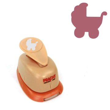 Motivstanzer klein Kinderwagen 15 mm Pracht Creatives Hobby Motivlocher, Papierstanzer, Stanzer