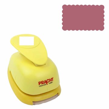 Motivstanzer groß Rechteck gewellt 33x20mm