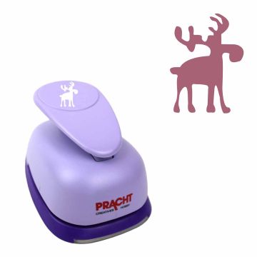Super-Jumbo Stanzer Elch 65 mm Pracht Creatives Hobby Motivlocher, Papierstanzer