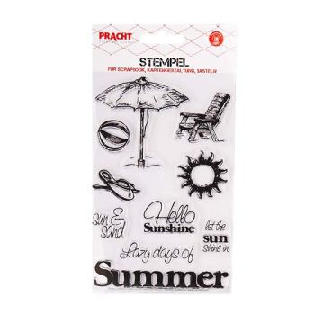 Motivstempel Summer transparent 100x150 mm