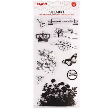 Motivstempel I Am So Sorry transparent 100x200 mm
