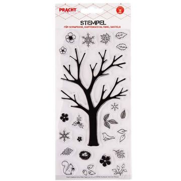 Motivstempel Baum transparent 100x200 mm