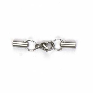 Edelstahl Karab.m.Endteil Lochgröße 3 mm