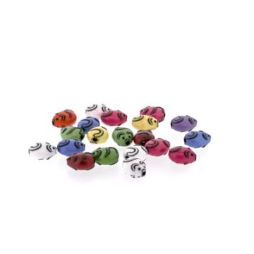 Mausperle Mix 11 mm Lochgröße 1,5 mm