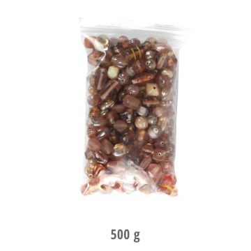 500 gr. Glasperle Lachs Handmade