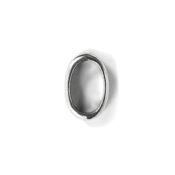 Metallzwischenteil Ring altplatinfarben 15x10x6 mm