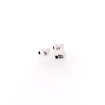 Metallzwischenteil Herz altplatinfarben 8 mm