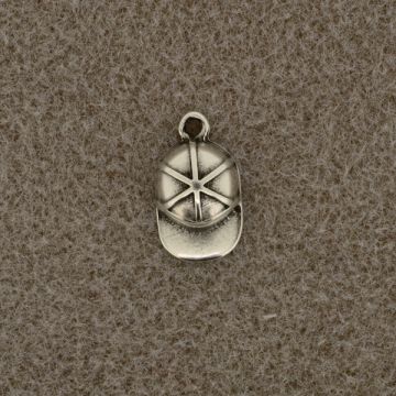 Metallanhänger Cap altplatin 20x12x8 mm
