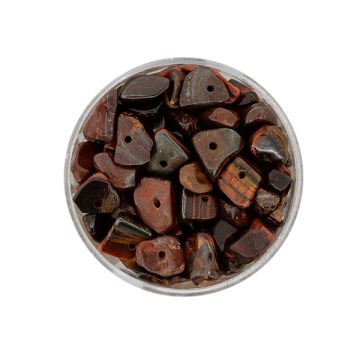 Halb-Edelsteine Chips red tiger eye