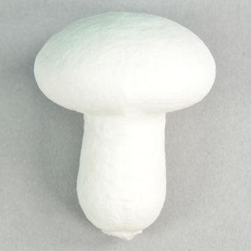 Watteartikel Pilz groß weiß 35x28 mm