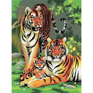Malen nach Zahlen Junior Tiger 33x24 cm