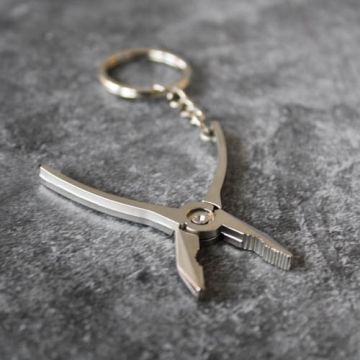 Kombizange Zange Handwerker Tool Schlüsselanhänger Werkzeug platin 1 Stück