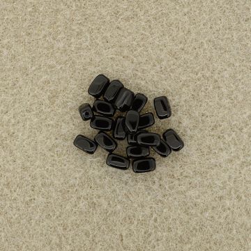 Glasolive schwarz 6x4 mm Lochgröße 0,8 mm